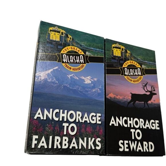 The Great Alaska Train Adventures VHS Railroads Boxed Tape Set 1996 Acorn Media - Picture 5 of 7